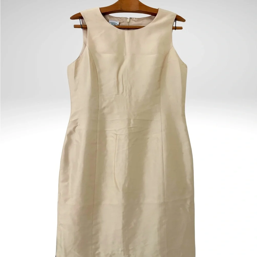 Laura Ashley Cream Midi Dress - Picture 1 of 3